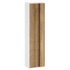 Ravak Step SB 430 bočná vysoká skrinka 43x29x160cm, biela/orech + vešiak X000001420