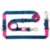 Max&Molly Multi-Leash Matrix Pink - odnímateľné vodítko pre psa s reflexným prešívaním, 200 cm - S