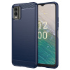 Techsuit Karbón Silikón Nokia C32 Modrý