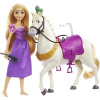 Mattel Disney princezna Locika & kůň Maximus