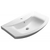 AQUALINE ZERO keramické umývadlo nábytkové 75x48,5cm, biela
