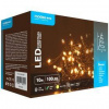 Modee Lighting LED vianočná reťaz 100 LED 10m teplá biela bobule