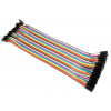 Prepojovacie káble Arduino samica-samica 20 cm 40 kusov
