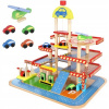 Wooden Toys drevená garáž parking