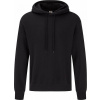 Fruit of the Loom Mikina s kapucňou Classic Hooded Basic Sweat Farba: ČIERNA, Veľkosť: XL