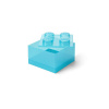 LEGO® box s víkem třpytivě modrý 40090802