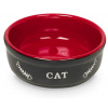 Nobby Cat keramická miska 13,5 cm červená 250ml