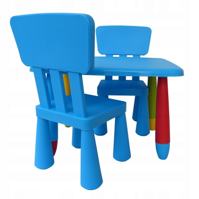 Detská stolička, stôl - Mammoth II Set Table+2 stoličky (MAMUT II set stôl + 2 stoličky)