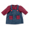 Oblečenie Dress Striped Corolle pre 30 cm bábiku od 18 mes CO110500