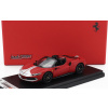 Looksmart Ferrari 296 Gts Spider Assetto Fiorano Open Roof 2022 1:43 Rosso F-1-75 - matná červená strieborná