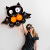 Halloweensky balón - netopier - 10 ks / balenie