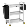 Uniprodo Hotelový vozík - 150 kg - 2 nádoby UNICLEAN 150