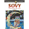 Sovy - omalovánky pro velké - Marjorie Sarnat
