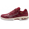 Mizuno Wave Exceed Light CC - cabernet/white/papyrus - Červený
