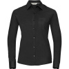 Russell Košile 936F, popelínová, dlouhý rukáv, dámská COT11936F00204-black XL Černá