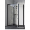 Ravak Blix II Bočná stena 80 cm, Transparent, čierna 9BM40300Z1 NBLPS-80