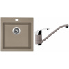 Set Sinks (dřez Viva 455 Truffle 54 + baterie Pronto Truffle 54) VIV54PRGR54
