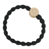 By Eloise London Letter Charms Gold náramek / gumička do vlasů odstín c black unisex