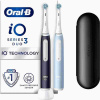 Oral-B iO Series 3 Duo Black/Blue duo pack, mikrovibrace, chytrý senzor tlaku, technologie ochrany dásn