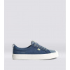 OCA Low Shadow Blue Canvas Mirage Blue Suede Sneaker