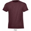 SOL'S | Regent Fit Kids, Detské tričko, fialová heat. oxblood, 6 Y