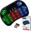 MINI KLÁVESNICA BLOW BEZDRÔTOVÁ SMART TV LED PODSVIETENIE TOUCHPAD