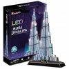 CubicFun 3D Puzzle Burdž Chalífa LED 136 ks