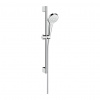 Hansgrohe Croma Select S, sprchová súprava Vario so sprchovou tyčou 65 cm, biela/chrómová, HAN-26562400