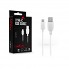 Kábel Maxlife USB - USB typ C 3 m biely (TF-0019)