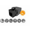 MULTIPACK 24 ks - samorezný keystone Solarix CAT5E UTP SXKJ-5E-UTP-BK-SA (25286711)