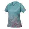 Dámsky dres ENDURA Women's SingleTrack Print Tee LTD Berry - M