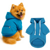 Interlook Mikina s kapucňou pre psa a mačku | veľkosť M | modrá | PET-015M-BL