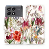 Flipové pouzdro Mobiwear - Xiaomi Poco X6 Pro 5G - MP01S Rozkvetlá louka (Knížkové flip pouzdro, obal, kryt na mobil Xiaomi Poco X6 Pro 5G - MP01S Rozkvetlá louka, materiál Umělá kůže + TPU - ochrana