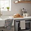 Kuchynská utierka ANNA béžová a šedá kocka, 1 kus, 45x65cm