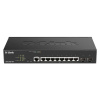 D-Link DGS-2000-10P sieťový prepínač Riadený L2/L3 Gigabit Ethernet (10/100/1000) Podpora napájania cez Ethernet (PoE) 1U Čierna (DGS-2000-10P)