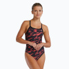 Dámske jednodielne plavky Tyr Durafast Elite Triadic Diamondfit red