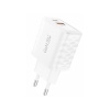 Adaptér Foneng EU56 GaN s rýchlonabíjaním Dual 20W biely
