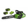 40V motorová píla 40 cm Greenworks nabíjačka GD40CS18K2X + sada 2x 2Ah batérií