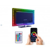 LED pásek za televizor 4x50cm s dálkovým ovladačem a ovládáním pomocí telefonu (WIFI) napájený z USB