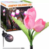 Interlook FLD-40-RUŽOVÁ | Solárne záhradné svietidlo LED Tulip | 65 cm, 600 mAh