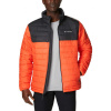 Columbia POWDER LITE JACKET oranžová,čierna,biela Pánska zimná bunda L