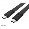 AKASA kabel USB-C na USB-C, 20G, 46W PD, 4K@60Hz, 1m AK-CBUB60-10BK