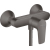 Hansgrohe 71760340 TALIS E sprchová nástenná batéria, kartačovaný čierny chróm