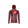 Dámská mikina s kapucí ORTOVOX Fleece Grid Mountain Rose – L