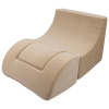 Detské rozkladacie kreslo-leňoška cappuccino , 20C58165