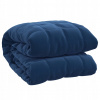 Prikrývka VidaXL polyester 137 cm x 200 cm modrá