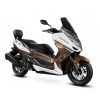 Elektrický skúter Sunway B-MAX 125cc 4T Barton Motors s kuframi bielo-hnedá