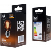 LED žárovka Forever E27 G45 4W COG gold teplá bílá (2200K) RTV0100004