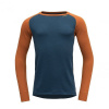 DEVOLD Expedition Merino 235 Shirt Man, flame/flood, L, GO-155-224-B-130A-L