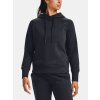 Under Armour Dámska mikina Rival Fleece Metallic Hoodie Čierna MD